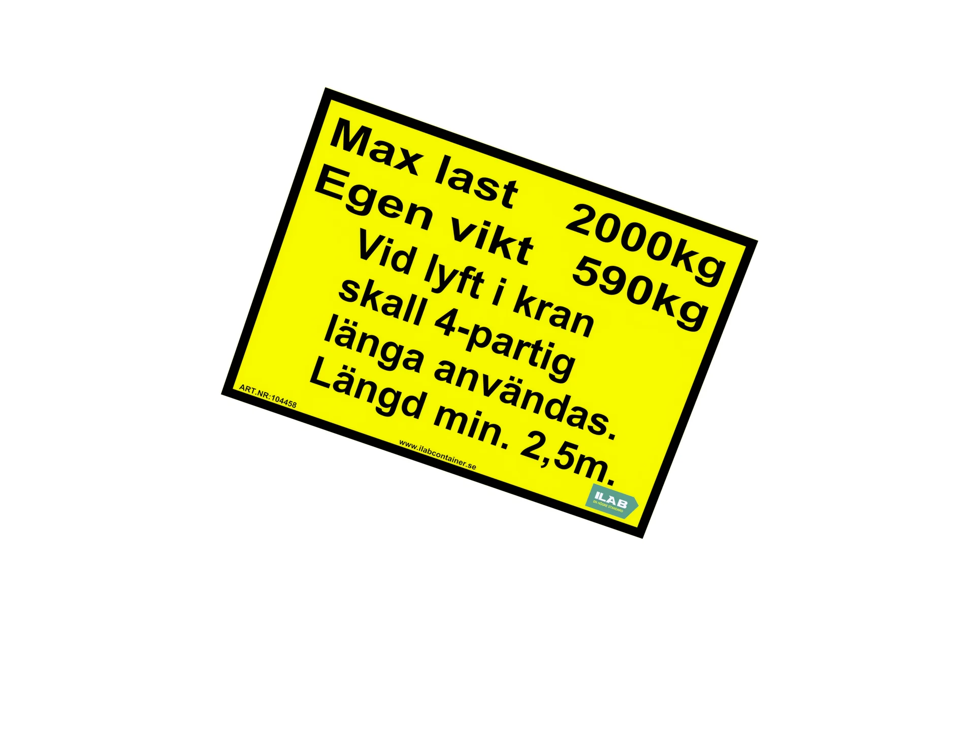 Lyftinstruktion BM-D 3 L